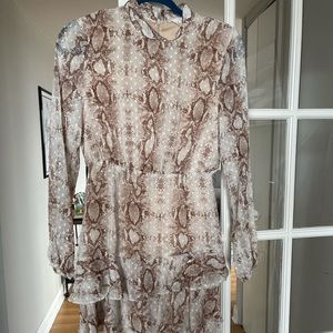 Sadie and Sage Snakeprint dress